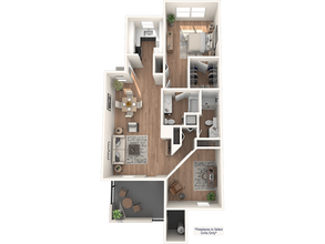 Saguaro - Super (1 bed + flex space) 2154 floor plan